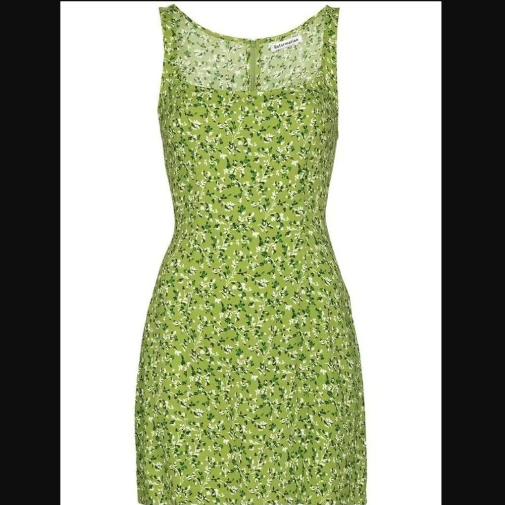 REFORMATION Noha Floral Minidress